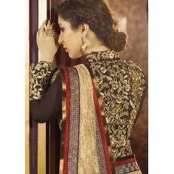 Brown Embellished Wedding Saree Indian Designer Sari Brown Embellished Wedding Saree Indian Designer Sari