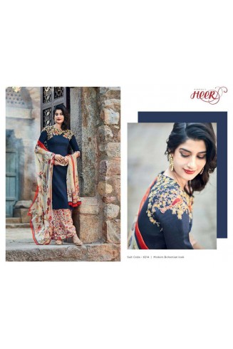 Blue Indian Punjabi Party Salwar Suit