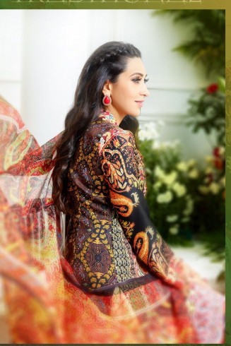 P70007 MULTI COLOUR KARISHMA KAPOOR PASHMINA DESIGNER SUIT