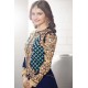 K3931 NAVY BLUE KASEESH PRACHI DESIGNER ANARKALI SUIT