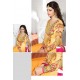Orange Pink Long Party Dress Mendhi Anarkali  Suit