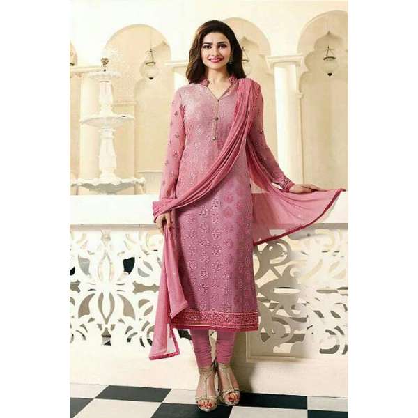 Pink Cultural Salwar Kameez Indian Casual Suit