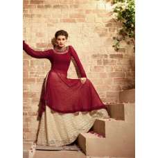 Red & Beige Designer Lehenga Indian Festive Dress
