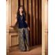 M2509 Dress Blue MAISHA MASKEEN VELVET SUIT.