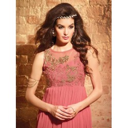 MN2705 PINK MAISHA NEERJA GEORGETTE SUIT