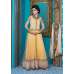Yellow Net Indian Sequin Party Dress