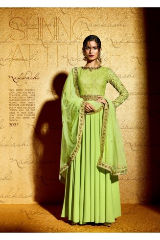 GREEN GOLD DUST WEDDING WEAR SUIT