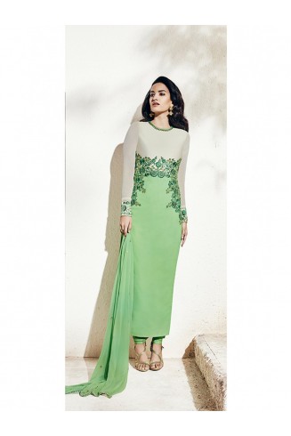 ROYAL GREEN PARTY WEAR INDIAN DESIGNER SUIT