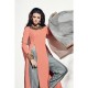 Peach & Grey Indian Designer Palazzo Suit