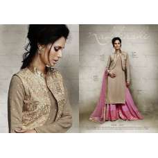 Gold and Pink Designer Bridal Lehenga