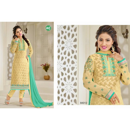 Sunlight Yellow Readymade Salwar Suit Indian Party Dress