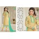 Sunlight Yellow Readymade Salwar Suit Indian Party Dress
