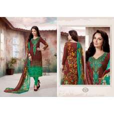 Brown & Green Woolen Winter Suit Indian Casual Dress