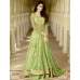 9023 Green Floor Length Net Anarkali Dress 