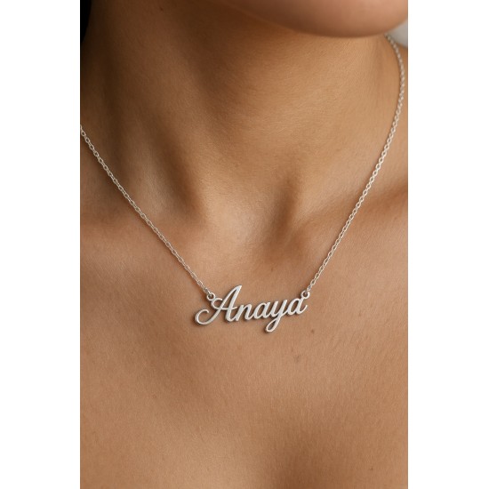 Anaya Personalized Name Stainless Steel Necklace