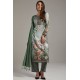Pista green printed designer salwar kameez