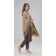 Chocolate Brown Winter Rayon Co-ord Suit with Printed Pashmina Shawl