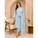 Aqua Summer Viscose Pakistani Style Suit