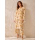 Yellow Printed Pakistani Style Co-Ord Set
