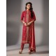 Red Cotton Salwar Kameez Indian Party Wear 