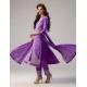 Purple Pakistani Cotton Dress Salwar Kameez Suit