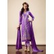 Purple Pakistani Cotton Dress Salwar Kameez Suit