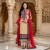 Beige Party Dress Kurti Top Churidaar Shalwar Suit