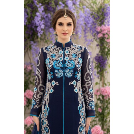 Navy Blue Indian Designer Salwar Suit