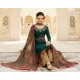 Dark Green Pakistani Wedding Party Suit