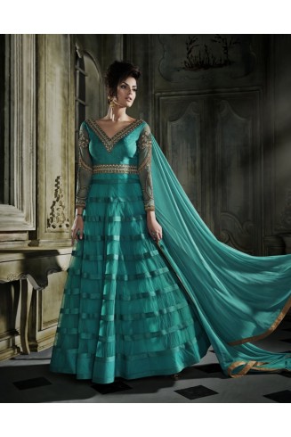 Emerald Green Indian Wedding Gown (TWO DRESSES FOR THE PRICES OF ONE)