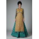 Green & Yellow Indian Ethnic Party Wear Dress