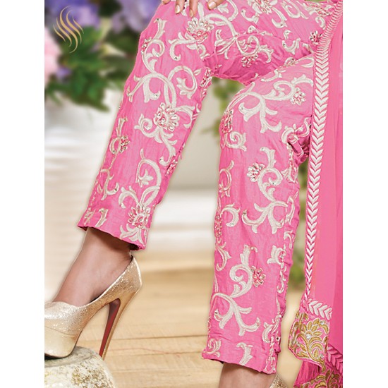 MS150B ROSE QUARTZ PINK COLOUR MAISHA MASKEEN GAUHAR KHAN SALWAR KAMEEZ SUIT