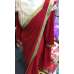 Z1 Stunning Georgette Pearl Embroidered Saree with heavy pearl blouse 