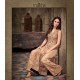 MA-2206 Peach Almond Chiffon Maskeen Maisha Crush Dress 