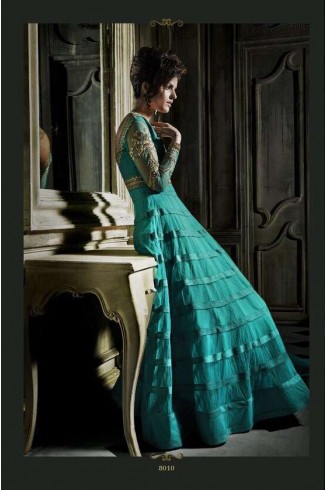 Emerald Green Indian Wedding Gown (TWO DRESSES FOR THE PRICES OF ONE)