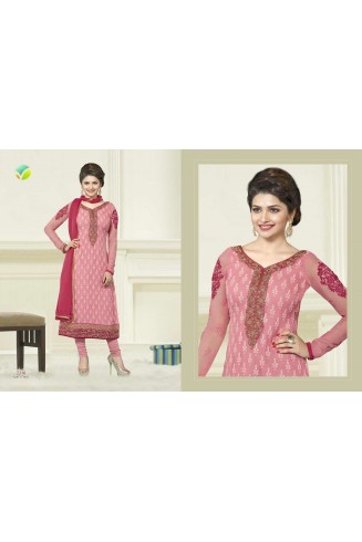 Rose Quartz Pink KASEESH PRACHI-6 PARTY WEAR SHALWAR KAMEEZ 