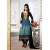 Snorkel Blue and Black Tamanna 2 Georgette Long Length Salwar Kameez