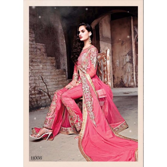 Rose Quartz Pink ZOYA SAPPHIRE WEDDING WEAR DESIGNER DRESS