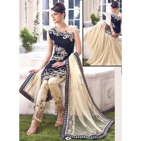Black & Gold Indian Lehenga Bridal Wedding Dress
