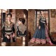 Black Z9072 Z Plus Anarkali Style Salwar Kameez Suit