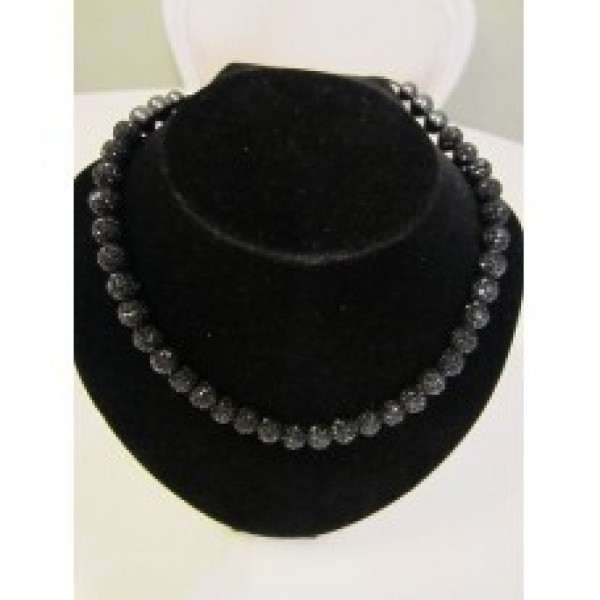 Full New Black Real Crystal Necklace