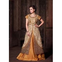 MP21005 Gold Brown Mohini Princess Wedding Wear