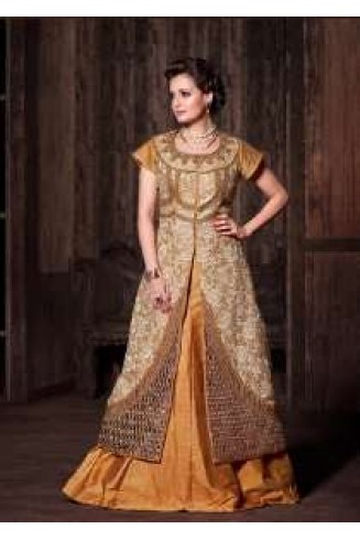 MP21005 Gold Brown Mohini Princess Wedding Wear