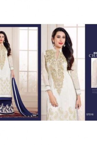 White Party Wear Salwar Suit Bollywood Ethnic Dress