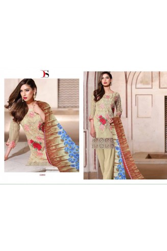 Cream Dress Pakistani Baroque Designer Suit