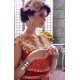 Red Embroidered Indian Wedding Anarkali Gown