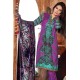 VL-25 PURPLE SILK VELVET GUL AHMAD SALWAR KAMEEZ SUIT [ Replica ]