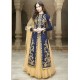 Navy Blue & Cream Indian Wedding Lehenga Designer Dress