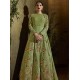 8104 GREEN KARMA TRENDS ANARKALI DRESS 