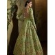 8104 GREEN KARMA TRENDS ANARKALI DRESS 